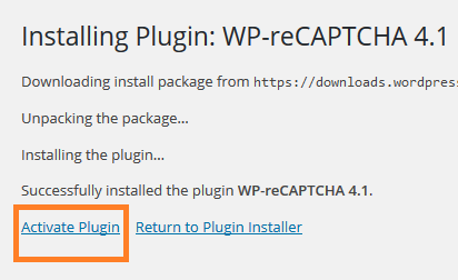 Aktivasi Plugin