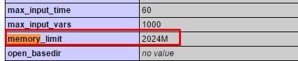 memory limit