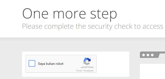 Kelemahan cloudflare - proteksi captcha