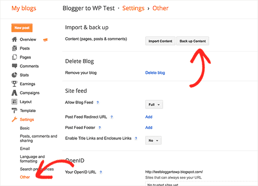 transfer blogspot ke wordpress