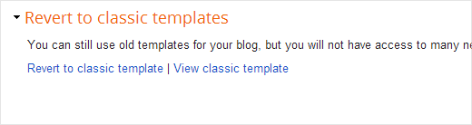 ubah blogspot ke classic