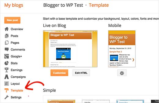 ubah template blogspot