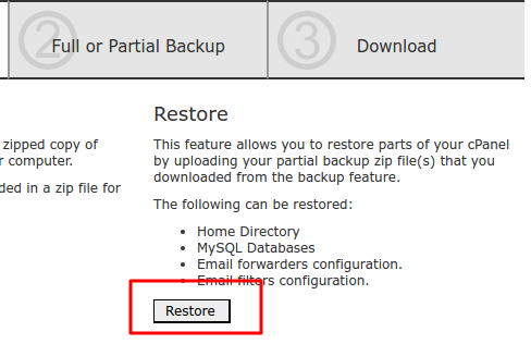 restore-database