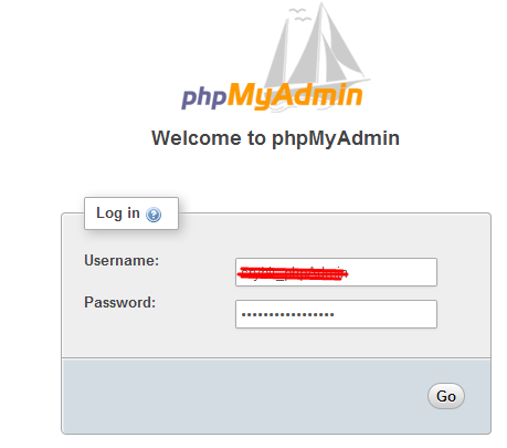 login-phpmyadmin