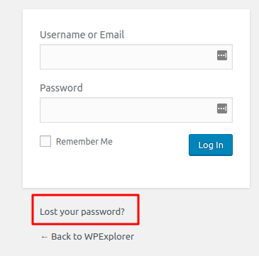 Mengatasi Lupa Password WordPress - lupa password wordpress