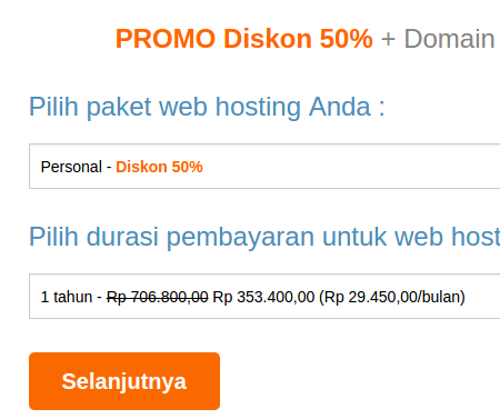 durasi paket hosting