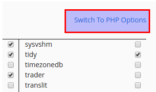 ubah ke opsi php