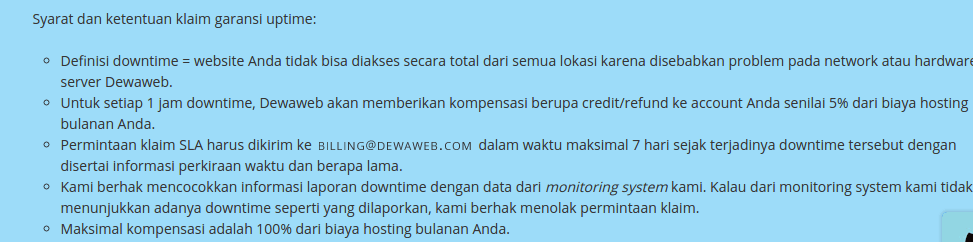 garansi refund dewaweb